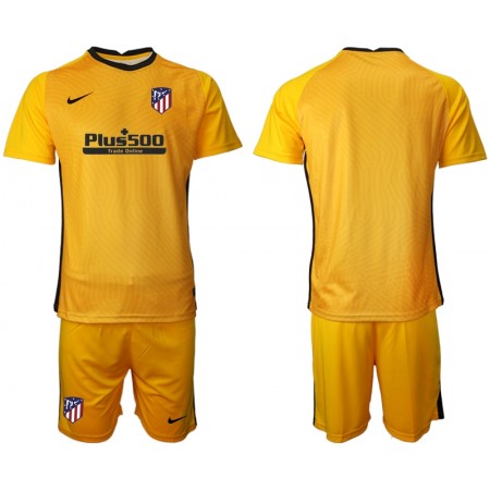 Billiga Fotbollströjor Atlético Madrid Målvakt Barn tröja 2020/21 M002 Kortärmad